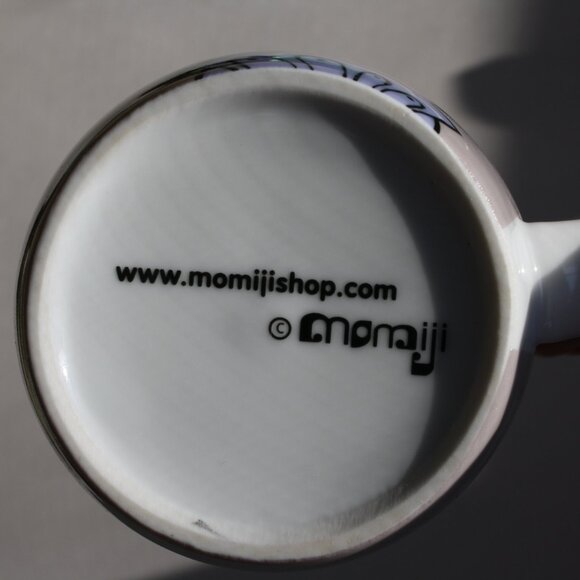 Momiji Doll Mug Pale Pink "Take It Easy, Life is Peaches" - Picture 7 of 8